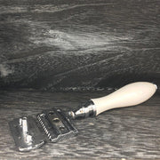 Parker Parker 111W White Resin Handle Safety Razor Safety Razor