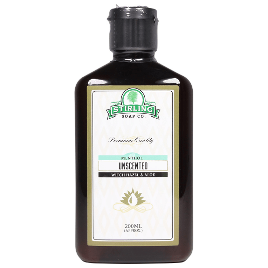 Stirling Soap Co Stirling Soap Co. Unscented with Menthol Witch Hazel & Aloe 200 ml Shaving Soap
