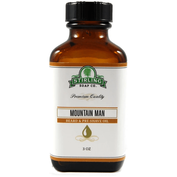 Stirling Soap Co Stirling Soap Co. Mountain Man Beard & Preshave Oil 3 Oz Beard & Preshave Oil