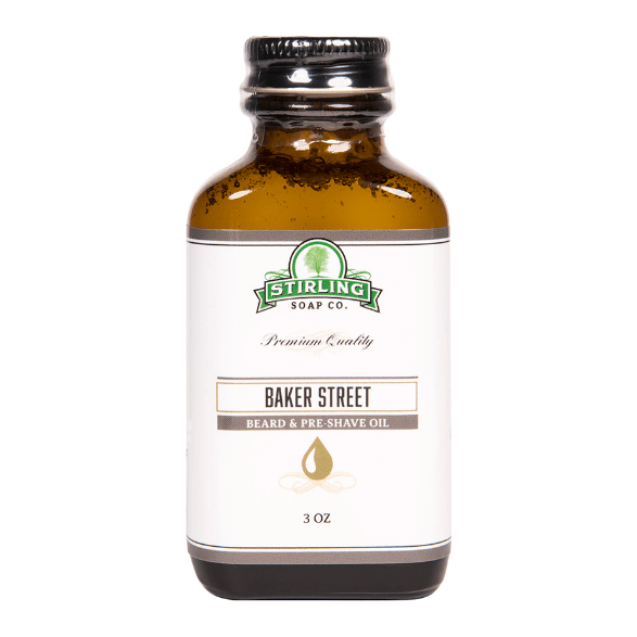 Stirling Soap Co Stirling Soap Co. Baker Street Beard & Preshave Oil 3 Oz Beard & Preshave Oil