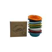 Le Birichine Le Birichine Orange Ceramic Shaving Bowl Shaving Bowl Dark Olive Green