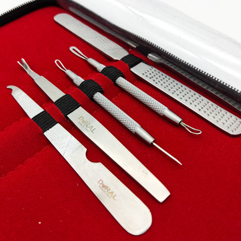 Dural Dural  Manicure/ Pedicure/Facial Complete Kit with Leather Case Stainless Steel (Grade A+) Manicure/Pedicure/Facial Kit