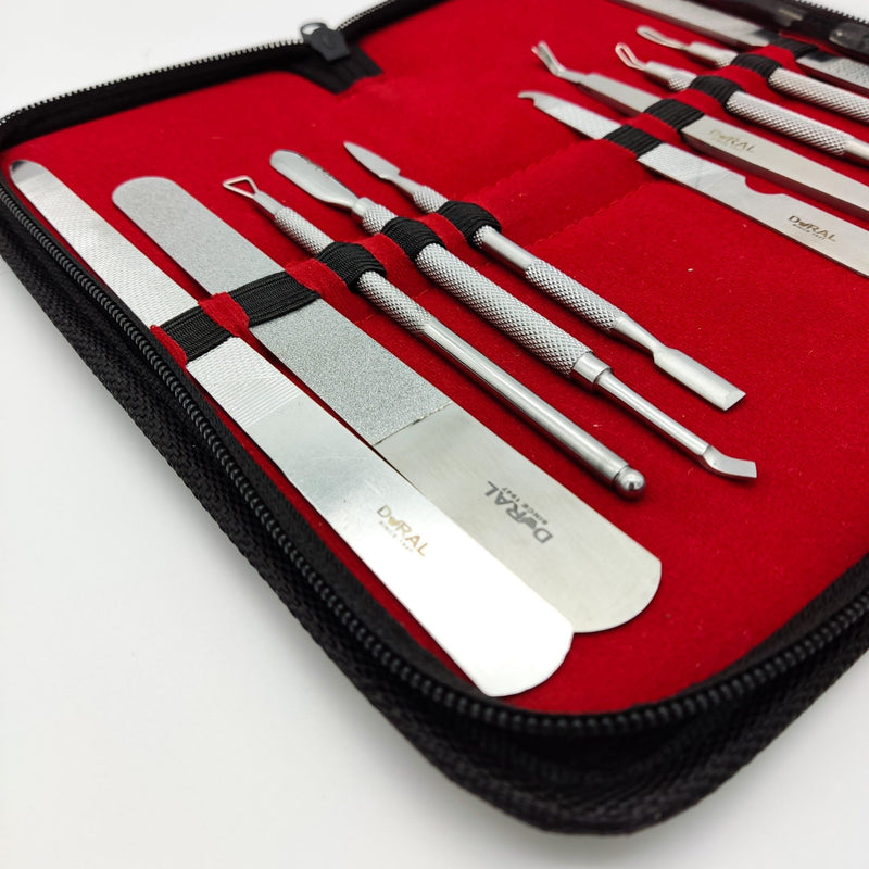 Dural Dural  Manicure/ Pedicure/Facial Complete Kit with Leather Case Stainless Steel (Grade A+) Manicure/Pedicure/Facial Kit