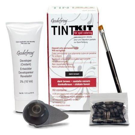 GodefroyBeauty Godefroy Tint Kit Dark Brown  20 application kit Eyebrow Tint Kit