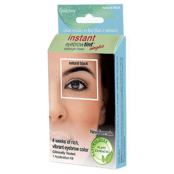 Godefroy Instant Eyebrow Tint Natural Black Single Application