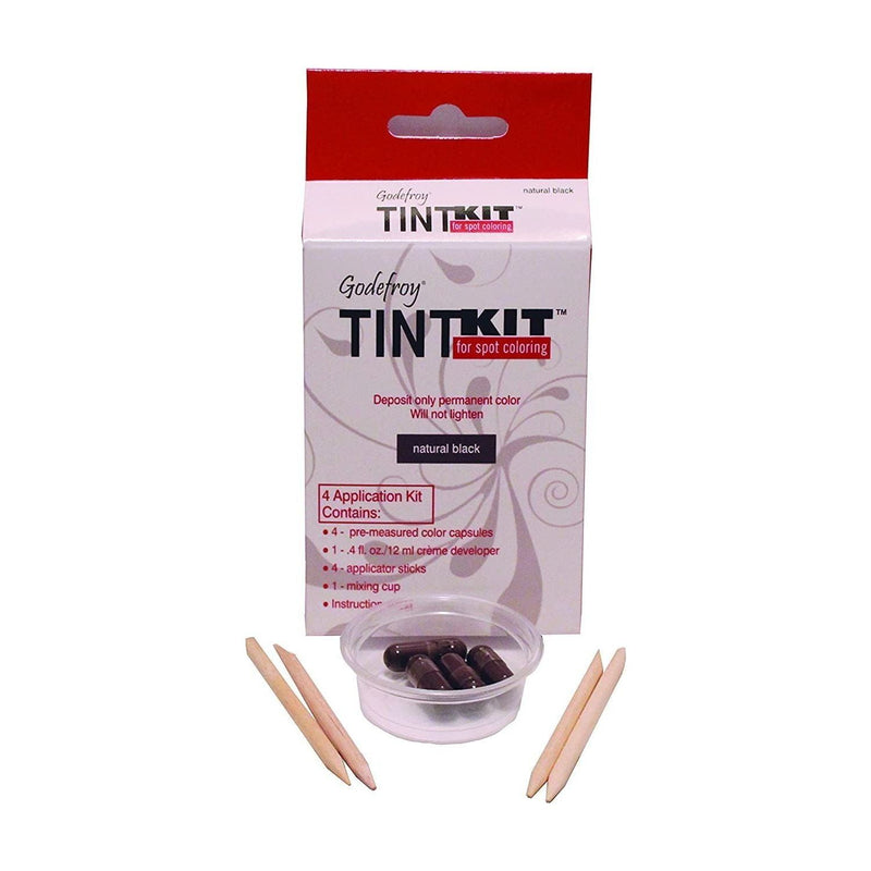 GodefroyBeauty Godefroy 4 Applications Tint Kit Natural Black Hair Color Kit