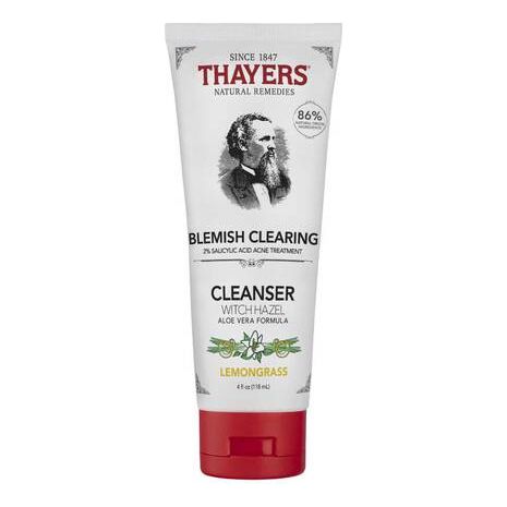 Thayers Blemish Clearing Cleanser Lemon Witch Hazel 4 oz