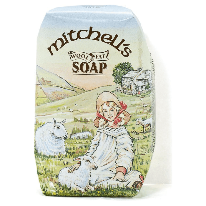 Mitchell's Wool Fat Country Scene Bath Soap  5.29 Oz