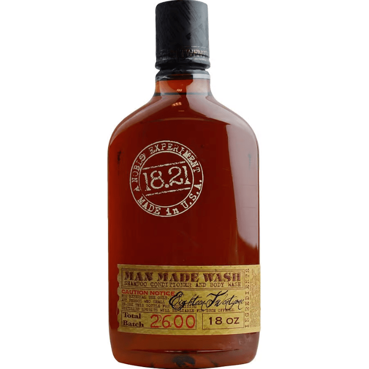 18.21 18.21 Man Made Sweet Tobacco Hair Shampoo and Body Wash for Men, 18 Oz Shampoo and Body Wash