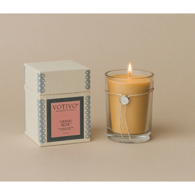 Votivo Votivo Aromatic Candle Urban Rose 6.8oz Aromatic Candle