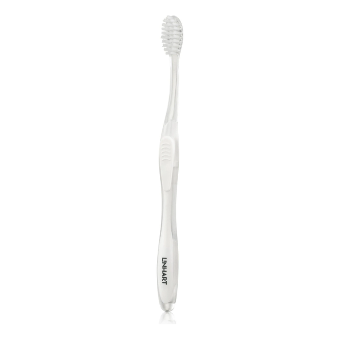 Linhart Toothbrush Nano Silver Antibacterial White/Clear with White Bristles