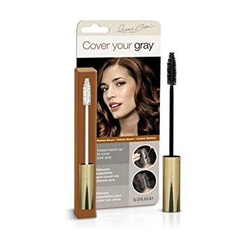 Irene Gari Cover Your Gray Waterproof Root Color Touch Up Dark Brown 0.25oz
