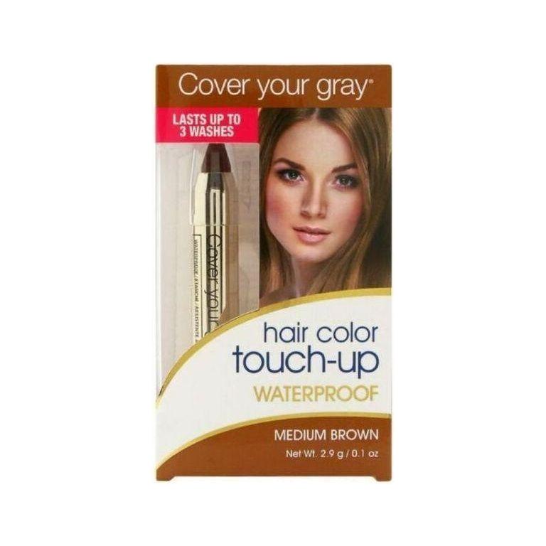 Irene Gari Irene Gari Cover Your Gray Waterproof Chubby Pencil  (Medium Brown) 0.1 oz Hair Color