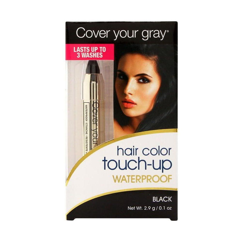 Irene Gari Irene Gari Cover Your Gray Waterproof Chubby Pencil  Black 0.1 oz Hair Color Pencil Light Gray