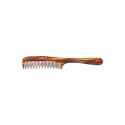 KENT Kent 21T Hand Made Curved Double-Row Detangling Comb, 7.5 Inch, 1 Oz Detangling Comb