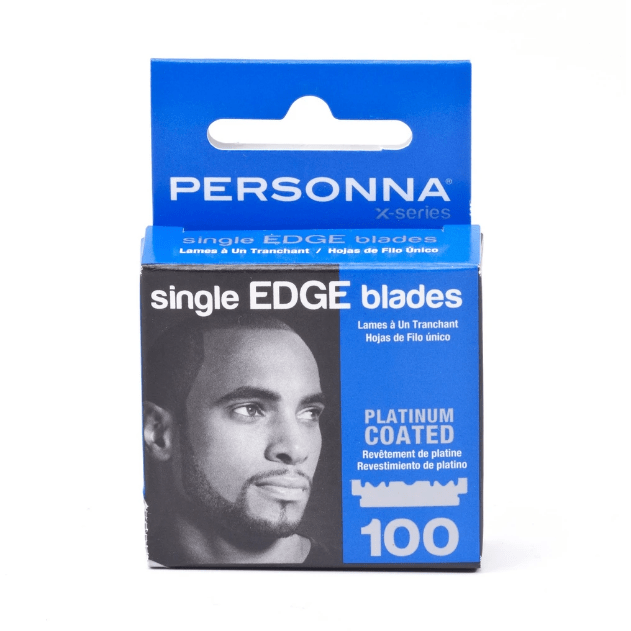 Personna X Series Single Edge Platinum Coated Blades 100 Ct