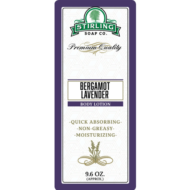 Stirling Soap Co. Bergamot Lavender Lotion 9.6 Oz