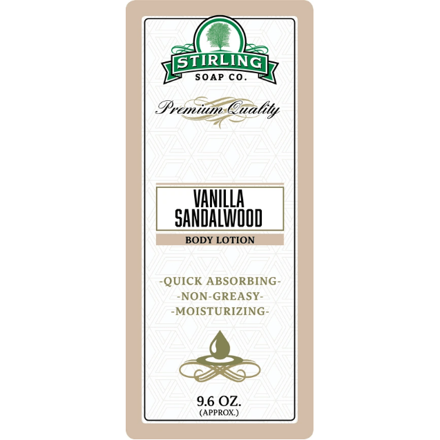 Stirling Soap Co. Vanilla Sandalwood Lotion 9.6 Oz