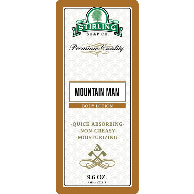 Stirling Soap Co. Mountain Man Lotion 9.6 Oz