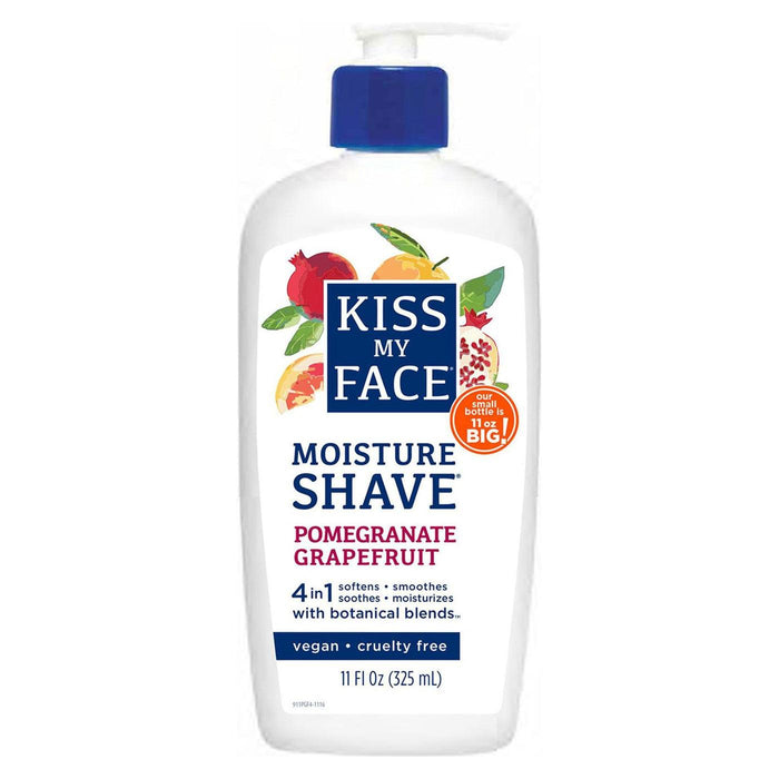 Kiss My Face Moisture Shave, Pomegranate Grapefruit 325ml