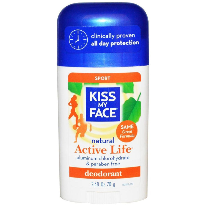 Kiss My Face Deodorant Stick Active Sport 2.48 oz