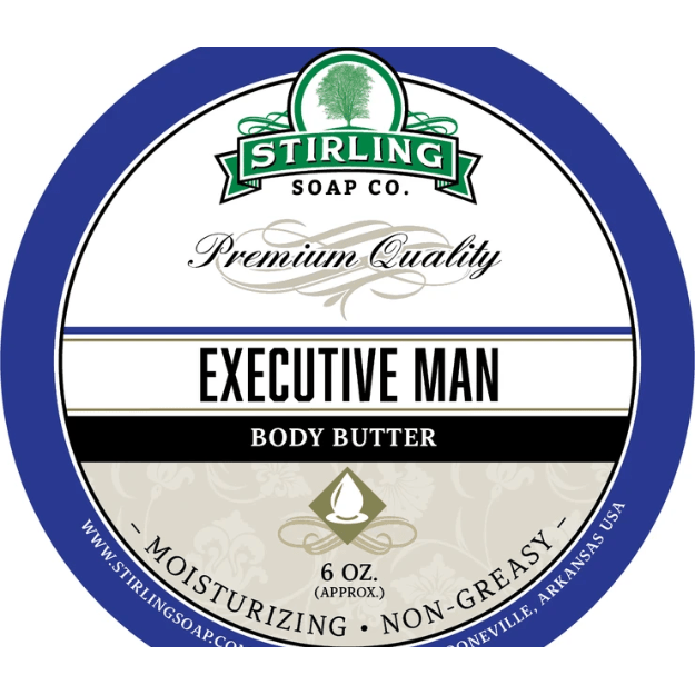 Stirling Soap Co. Executive Man Body Butter 6 Oz