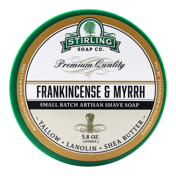 Stirling Soap Co Stirling Soap Co. Frankincense Emyrrh Shave Soap Jar 5.8 oz Shave Soap