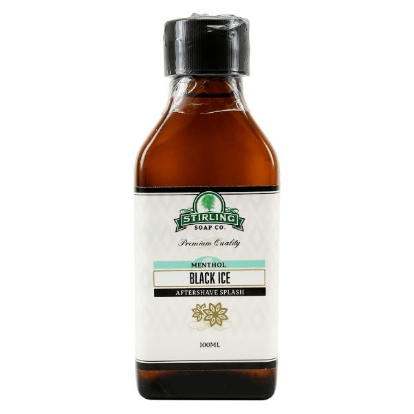 Stirling Soap Co Stirling Soap Co. Black Ice Shaving Collection Shaving Set