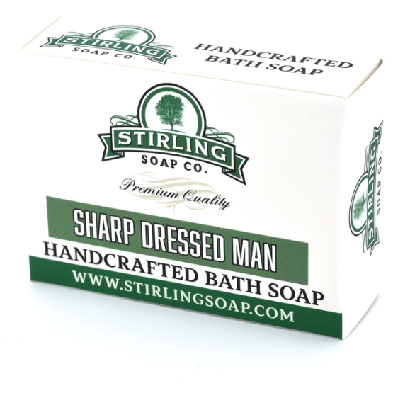 Stirling Soap Co. Sharp Dressed Man Bath Soap 5.5 Oz