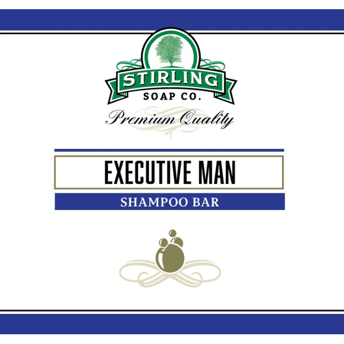 Stirling Soap Co. Executive Man Shampoo Bar 3.8 Oz