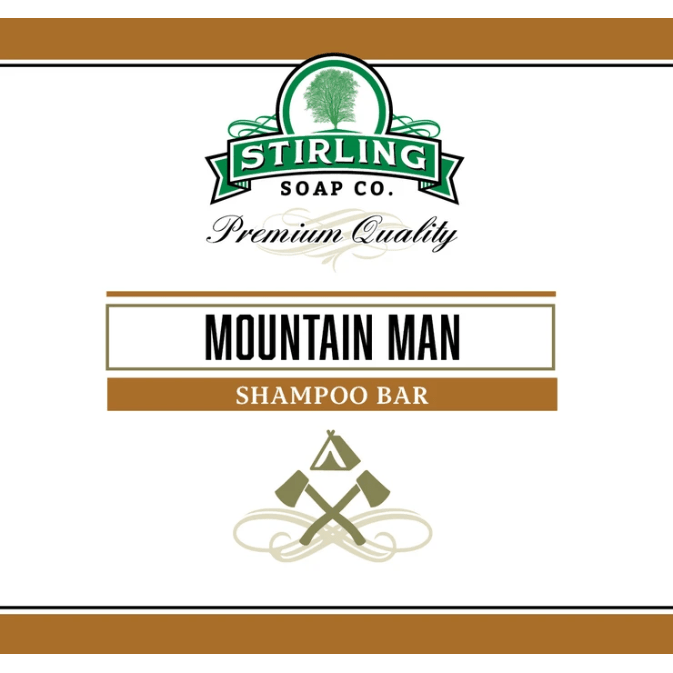 Stirling Soap Co. Mountain Man Shampoo Bar 3.8 Oz