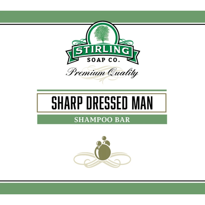 Stirling Soap Co Stirling Soap Co. Sharp Dressed Man Shampoo Bar 3.8 Oz Shampoo Bar
