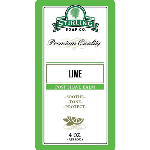 Stirling Soap Co. Lime Post Shave Balm 4 Oz