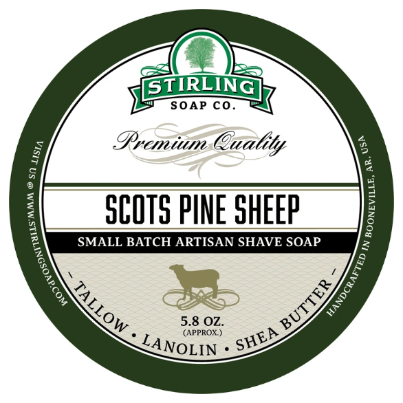 Stirling Soap Co. Scots Pine Post Shave Balm 4 Oz
