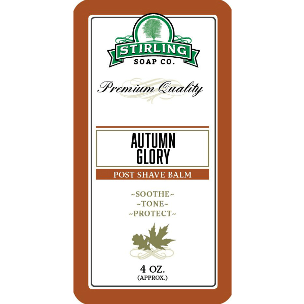 Stirling Soap Co. Autumn Glory Post Shave Balm 4 Oz