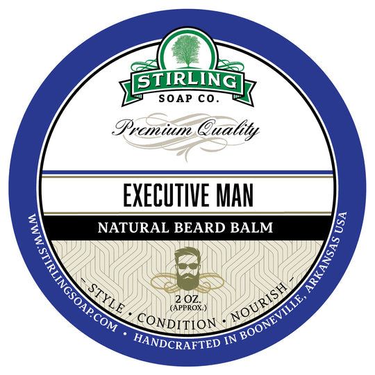 Stirling Soap Co. Executive Man Natural Beard Balm 2 Oz