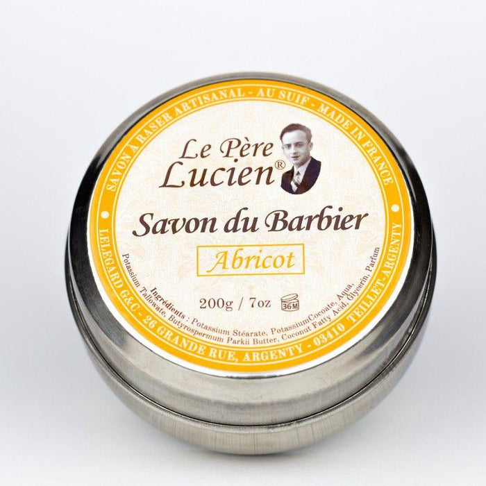 Le Pere Lucien Abricot Shaving Soap Steel Box 200G