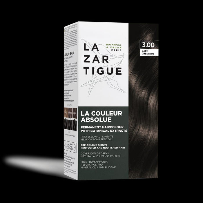 Lazartigue La Couleur Absolue Permanent Hair Color Kit 3.00 Dark Chestnut