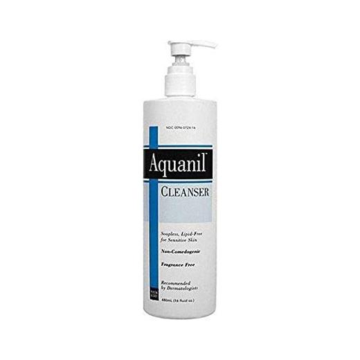Aquanil Aquanil Cleanser A Gentle, Soapless Lipid-Free Cleanser 16 fl oz Facial Cleanser Light Gray