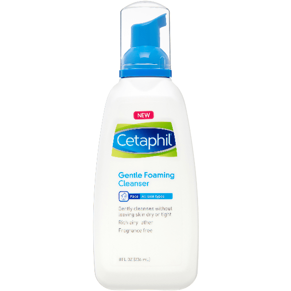 Cetaphil Gentle Foaming Facial Cleanser 8oz