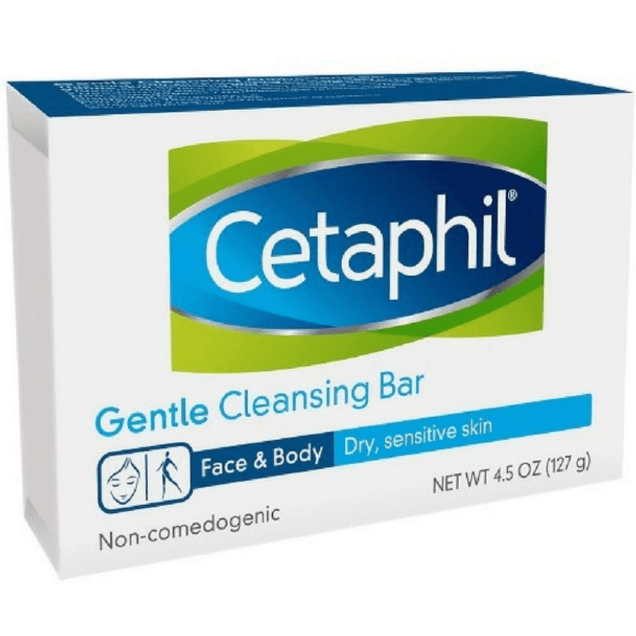 Cetaphil Gentle Cleansing Bar, Hypoallergenic  4.5 Oz
