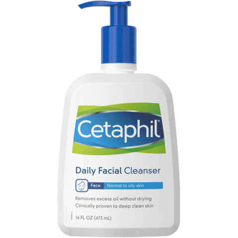 Cetaphil Daily Facial Cleanser Normal to Oily Skin 8oz