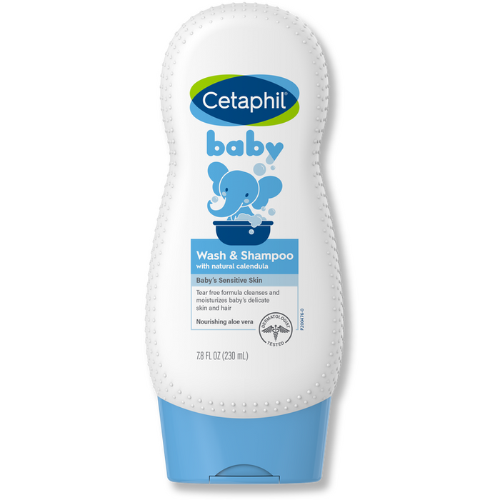 Cetaphil Baby Wash and Shampoo with Organic Calendula, 7.8 Oz