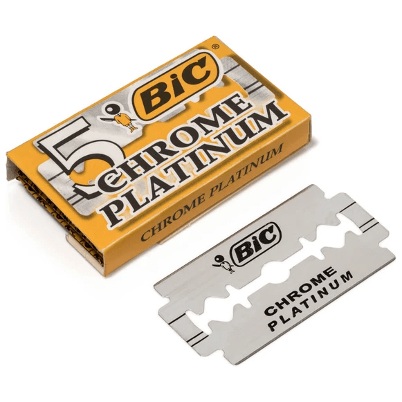 Bic Bic Chrome Platinum Double Edge Razor Blades - 5 Pack Razor Blades