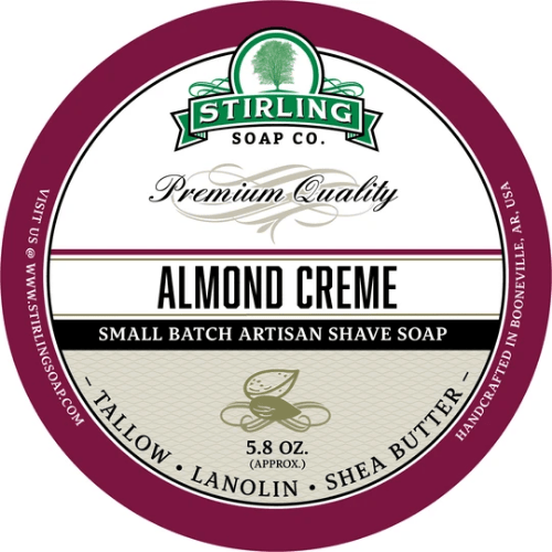 Stirling Soap Co Stirling Soap Co. Almond Creme Shaving Collection Shaving Set