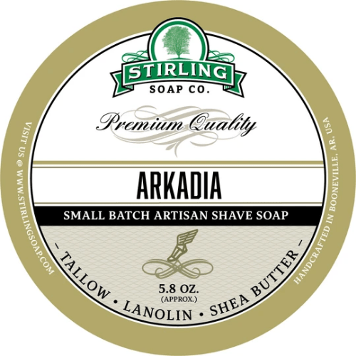 Stirling Soap Co. Arkadia Shave Soap Jar 5.8 oz