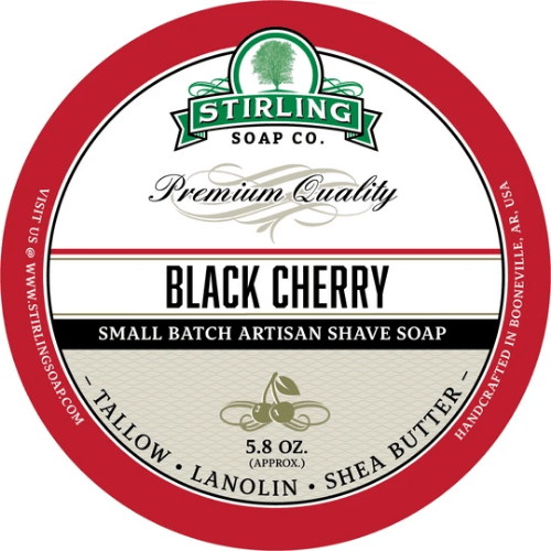 Stirling Soap Co Stirling Soap Co. Black Cherry Shaving Collection Shaving Set