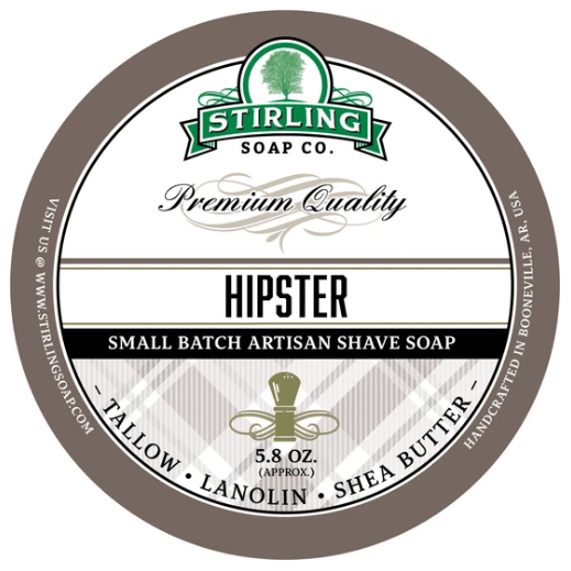 Stirling Soap Co. Hipster Shave Soap Jar 5.8 oz