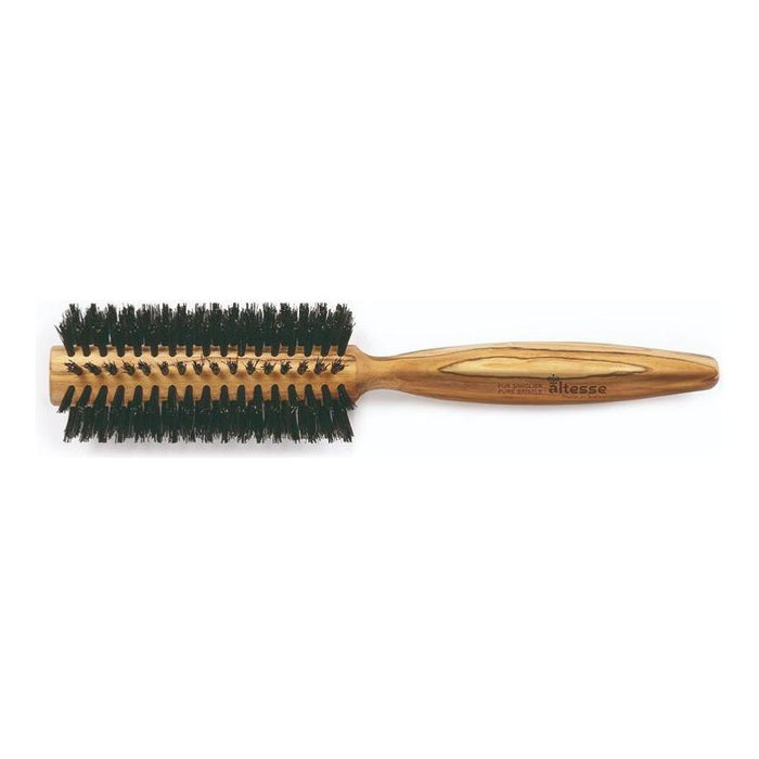 Altesse Brushing brush in olive wood, 100% boar hair - Medium diameter REF: 1210OL