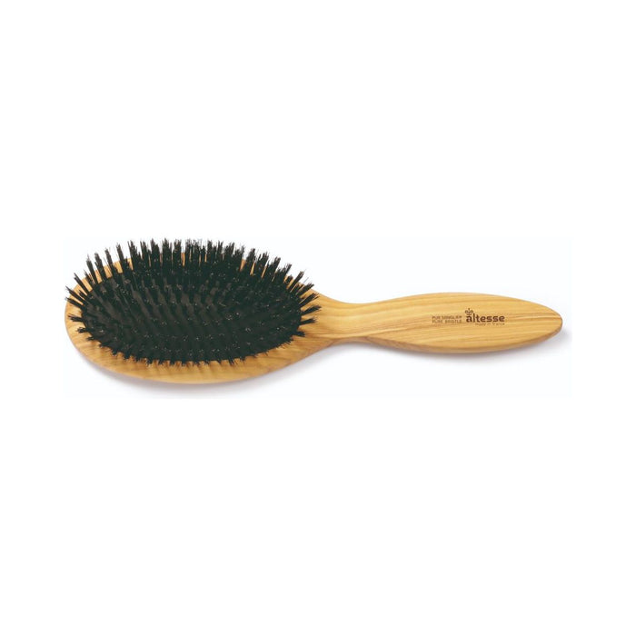 Altesse Detangling hairbrush, pneumatic, wooden, 100% boar bristle, GM REF: 2911OL